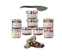 Kit Apéro Gourmet Lucien Georgelin : 4 pâtés 70g + 4 tartinables 100g