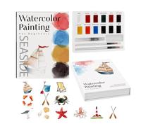 Kit Aquarelle Cahier De Peinture Facile Et Convivial Pour Débutants