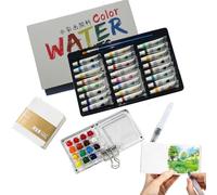 Kit Aquarelle,Kit Artistique Aquarelle - Fournitures D'Art Portables Pour Débutants Et Artistes En Extérieur