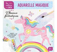 Aquarelle magique. Chevaux fantastiques