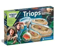 Kit Aquarium Eleve des triops, Animaux prehistoriques - Culture, Observation - Coffret Experiences 8 Ans - Set Jeu Science + Une Carte