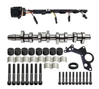 Kit Arbre à Cames AVEC Faisceau d'Injecteurs pour Moteur 1.9 TDI avec Codes Moteurs : AJM ANU ARL ASZ ATD ATJ AUY AVB AVF AWX AXB AXC AXR BJB BKC BLS BLT BPX BRU BSW BUK BXE BXF - 038109101R