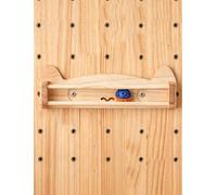 Kit Arbre à Chat Mural modulable DIY - Bois Massif Personnalisable & évolutif - Fixation Invisible & Outils Inclus (Balle sur Rail)