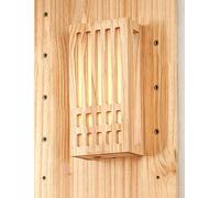 Kit Arbre à Chat Mural modulable DIY - Bois Massif Personnalisable & évolutif - Fixation Invisible & Outils Inclus (Caisson Lumineux)