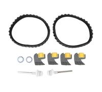 Kit Arbre de Transmission Piscine, R0796200 Réparation MX8 Elite MX6 | Kit arbre PVC caoutchouc antidérapant roue moteur balai cyclonique remplacement palier