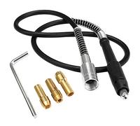 Kit arbre flexible meulage électrique accessoire pour outil rotatif avec clé L et 3 mandrins