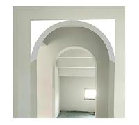 Kit arc pour porte arrondie, supérieur en demi-cercle complet, arcs pour salon, surface lisse et plane, pour salon, chambres, cuisines (750 x 750 x 400 mm)