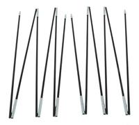 Kit Arceaux Tente 4m pour fibre de Verre Pliables Kit Arceaux(3.3m) | Arceaux pliables 4m, 8 sections, design extensible, transport pour facile, résistance vent