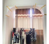 Kit Arche de Porte Kit D'arche pour Porte de Couloir Intérieur, Moulure D'arche de Porte Courbe Préfabriquée, Lot de 2 Moulures D'angle Universelles(41.5x41.5x41.5cm (16.3x16.3x16.3"))