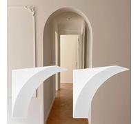 Kit Arche de Porte Kit de Décoration pour Arche de Couloir Intérieur, Lot de 2 Kits Universels pour Arches de Porte, Moulure Arrondie pour Ouverture(23.5x23.5x23.5cm (9.3x9.3x9.3"))