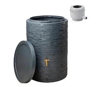Garantia Récupérateur d'eau de pluie avec collecteur et robinet - Arondo - 995223