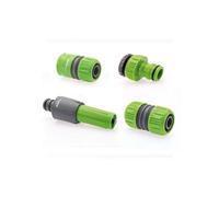 VITO - KIT Accessoires 25mm (1 Pouce) Gros Débit - Lance Multi-Jet, Nez Robinet, Raccord Rapide & Réparation - Set 4 Pièces pour Tuyau Arrosage Irrigation
