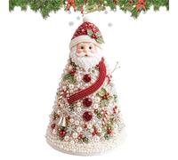 Kit Art Créatif Perles de Noël Projet Créatif Et Décoration Centre De Table | Art en perles de sapin du Père Noël pour Étudiants Femmes Maison École te