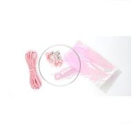 Kit artisanal fait main pour attrape-rêves avec plumes et perles pour projets créatifs de décoration d'intérieur (rose)