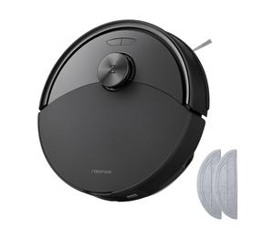Kit aspirateur robot Roborock Q10 S5 avec fonction de lavage, Puissance d'aspiration HyperForce de 10 000 Pa, Double système anti-emmêlement, Lavage par soulèvement automatique, Idéal pour les poils d