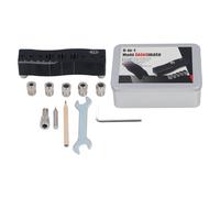 Kit assemblage bois gabarit tourillon centrage percage - guide de perçage multifonction 6 en 1, alliage aluminium robuste, pour perçage précis centreur goujon