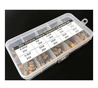 Kit assorti de condensateurs au tantale, 10 valeurs, 100 pièces, 35V, 0.47uF, 1uF, 2.2uF, 3.3uF, 4.7uF, 6.8uF, 10uF, 22uF, 33uF, 47uF Composant