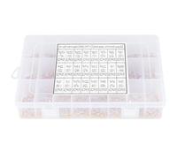 Kit assorti de condensateurs céramiques monolithiques, 1200 pièces, 24 valeurs, 50V, 10pF-10uF Composant