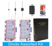 Kit assorti de diodes TVS Schottky à commutation rapide, DIP SMD, 1N4007 1N5408 FR207 1N5819 1N5822 1N4148 10A10 M7 SS14 2V-47V 0.5W 600pcs Pack