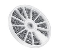 Kit Assortiment de Vis Écrous 600pcs 12 Types M1 à M1.6 Petites Tailles pour Montres Lunettes Électronique Réparation Précise Acier Inoxydable Résistant