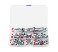Kit assortiment de vis, vis métalliques autotaraudeuses, 52 pièces de vis assorties Vis pour tôle | Assortiment de vis autotaraudeuses en métal polyvalentes pour décoration