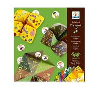 Kit atelier créatif origami salières à gages - Djeco - Pour enfants de 6 à 11 ans - Vert