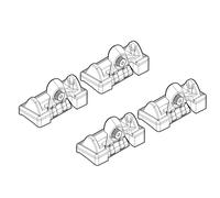 Kit Attaches - 4 NORDRIVE RENAULT LAGUNA II 5P (03/01>09/07)