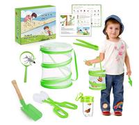 Kit Attrape-Mouches pour, kit de Capture de Mouches Portable, Solution d'apprentissage précoce, idéal pour Les garçons, Les Filles, l'utilisation de l'aire de Jeux, Les activités de Plein air