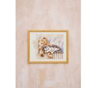 Kit au point compté Permin "Petites amies Aïda ", 43x34cm