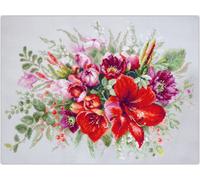 Kit au point de croix compté Magic Needle Zweigart Edition "Bouquet d'Amaryllis", 36x27cm
