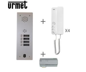 Kit audio 1 rangée 4bp 2 voice programmé - URMET KA83/104