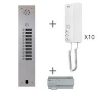 Kit Audio 1R 10Bp 2 Voice Programmé - Urmet Kits audio 2Voice KA83/110