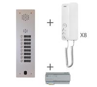 Kit Audio 1R 8Bp 2 Voice Programmé - Urmet Kits audio 2Voice KA83/108