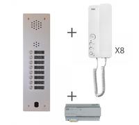 Kit Audio 1R 8Bp 2 Voice Programmé - Urmet Kits audio 2Voice KA83/108