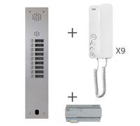 Kit Audio 1R 9Bp 2 Voice Programmé - Urmet Kits audio 2Voice KA83/109