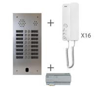 Kit Audio 2R 16Bp 2 Voice Programmé - Urmet Kits audio 2Voice KA83/216