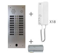 Kit Audio 2R 18Bp 2 Voice Programmé - Urmet Kits audio 2Voice KA83/218