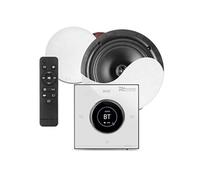 Kit Audio Encastrable Power Dynamics B50W - 2x 25W - 2 Enceintes Plafond 6.5" - BT - Blanc