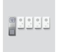 Kit audio Siedle CAB 850-4 E/W Basic acier inoxydable brossé Siedle