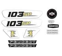 Kit Autcollants 103 SP pour décorer Votre mobylette Peugeot comme à l'époque