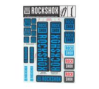 Kit autocollant fourche vélo jusqu'au 2018 Rockshox Bleu