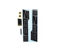 Rockshox Zeb Ultimate Floght Attendant 27/29 For Gloss Black 2023 Decals Kit Argenté
