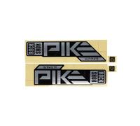 Kit autocollant fourche vélo Rockshox Pike Ultimate Argenté