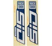 Kit autocollant fourche vélo Rockshox ULtimate 29 Gloss Bleu
