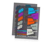 Kit autocollants cintre Pro Tharsis Gris