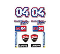 Kit Autocollants Compatible Avec Moto Gp Andrea Dovizioso