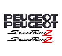 Kit Autocollants compatible avec Scooter moto Peugeot Speedfight 2 d'argent