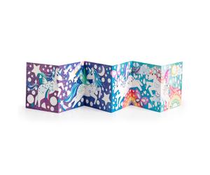 Kit Autocollants Magiques - Affiche Licornes Et 200 Stickers Pailletés Multicolor TU