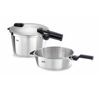 Autocuiseur Fissler VItaquick Premium 8 L + 4 L Sets Plus couvercle en verre ...