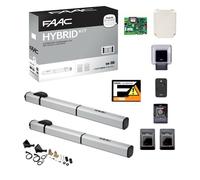 Kit Automatisation Pour Portails Battants 24V Hybrid FAAC 105683 Automatismes